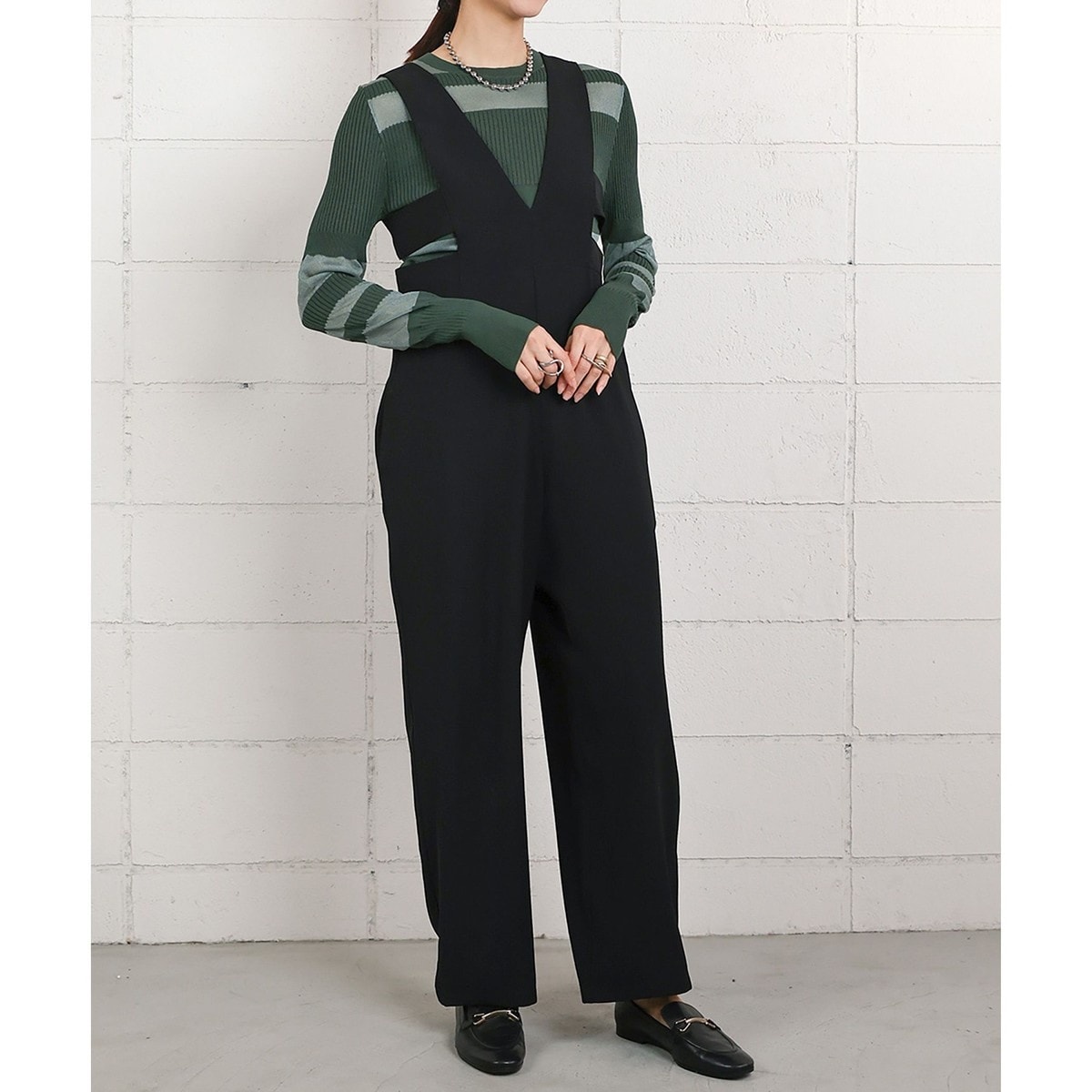 upper hights/アッパーハイツ THE M パフスリーブオールインワン upper hights/アッパーハイツ THE M パフスリーブオールインワン