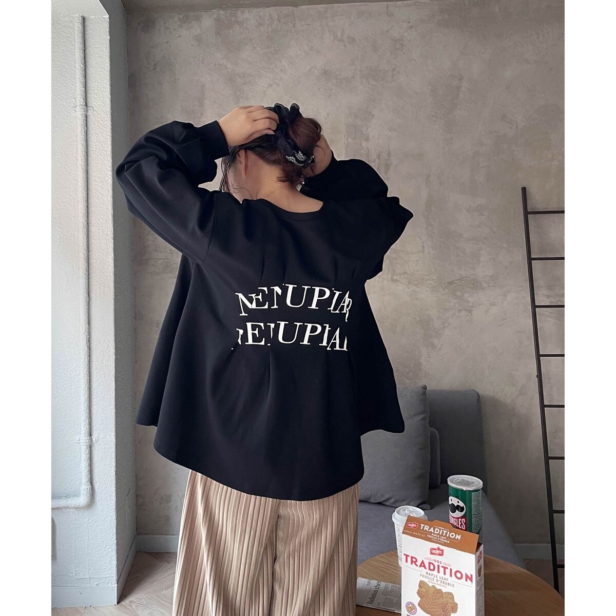 前後2wayロゴタックカットトップス≪洗濯機で洗える≫ | ケティ