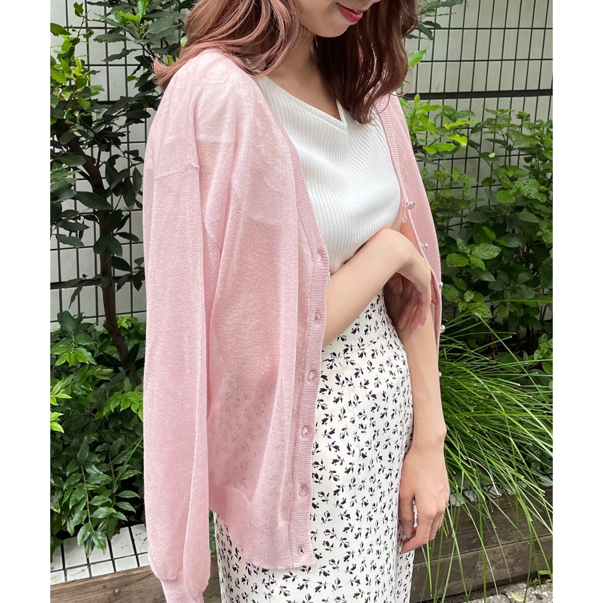 キラキラシアーカーディガン | マジェスティックレゴン(MAJESTIC LEGON