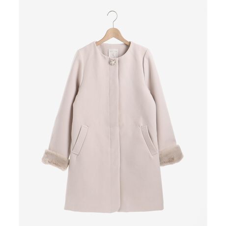 上品ノーカラーコート マジェスティックレゴン Majestic Legon ファッション通販 マルイウェブチャネル