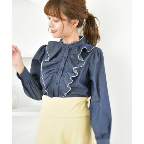 レトロラッフル2wayブラウス マジェスティックレゴン Majestic Legon ファッション通販 マルイウェブチャネル