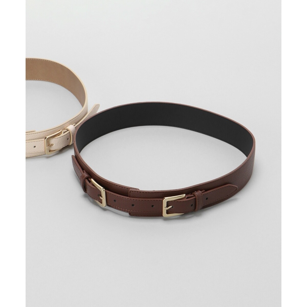 スクエアダブルバックルベルト | マジェスティックレゴン(MAJESTIC