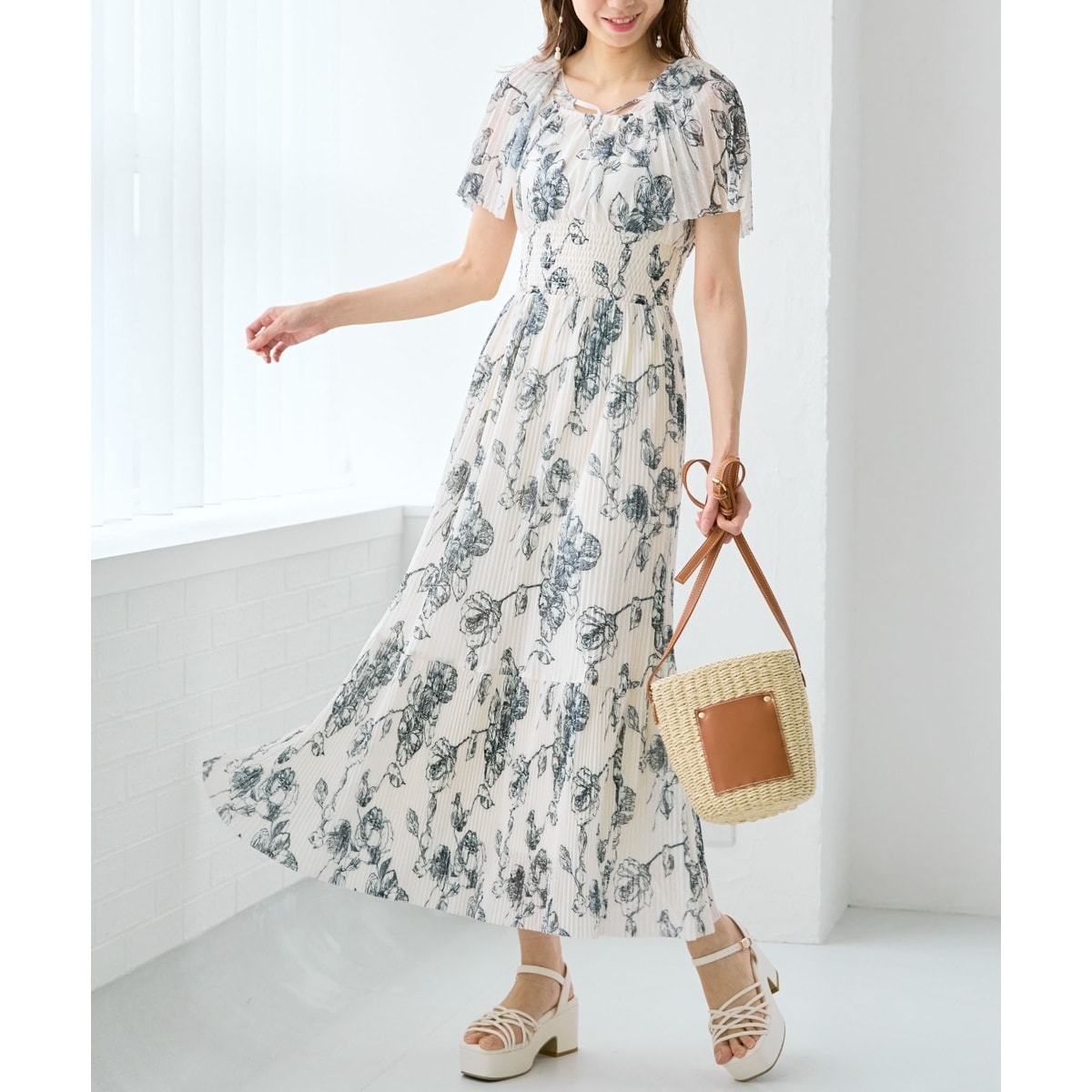 メニーリボンキラキラツイードワンピース | ノエミー(NOEMIE