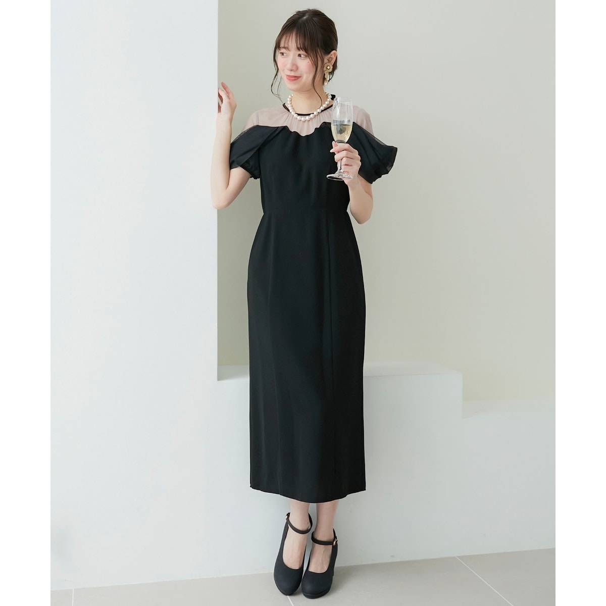 NOEMIE ノエミー うさぎさんチュールフレア浴衣ドレス ノエミー NOEMIE うさぎさんチュールフレア浴衣ドレス