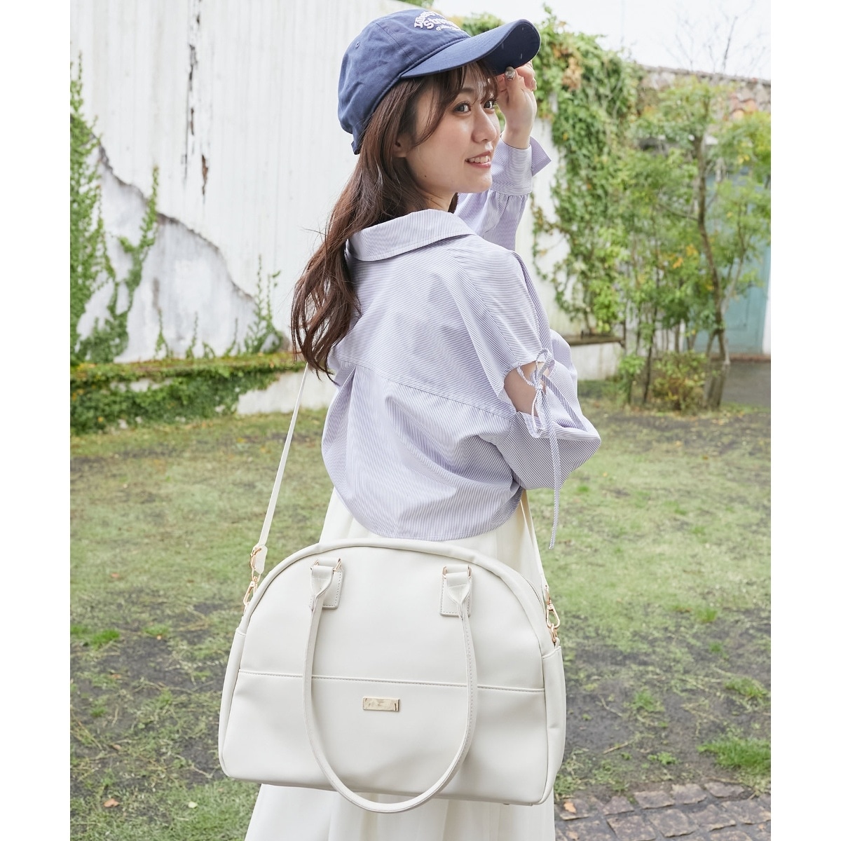 ミニボストンバッグ snidel ラウンドミニボストン(ボストンバッグ)｜バッグ｜SNIDEL