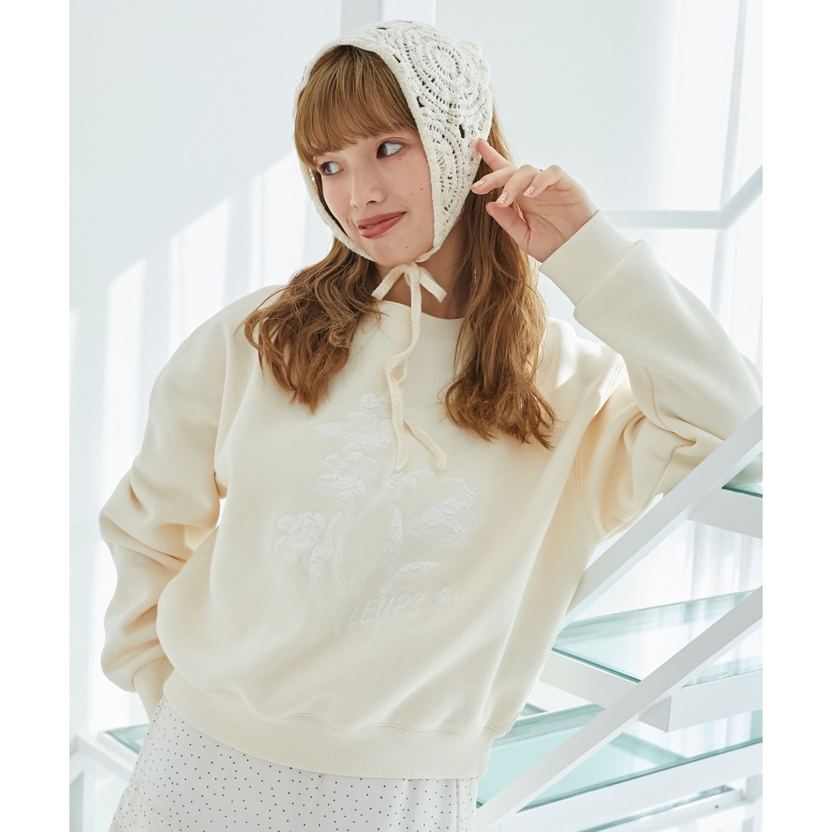 スウェット・トレーナー ReinSein vintage meommeo-i collar sweat shierts 4MM069 ReinSein vintage meommeo-i collar sweat shierts 4MM069