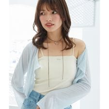 カップ付きキャミ