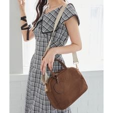 ハートチャームセットスクエアボストン