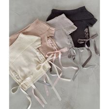 マジェスティックレゴン(MAJESTIC LEGON)のレースアップオフショルニット