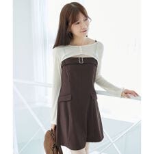 マジェスティックレゴン(MAJESTIC LEGON)のデコルテオープンミニワンピセット