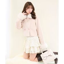 ∞マルチwayフェイクファー付ショートコート