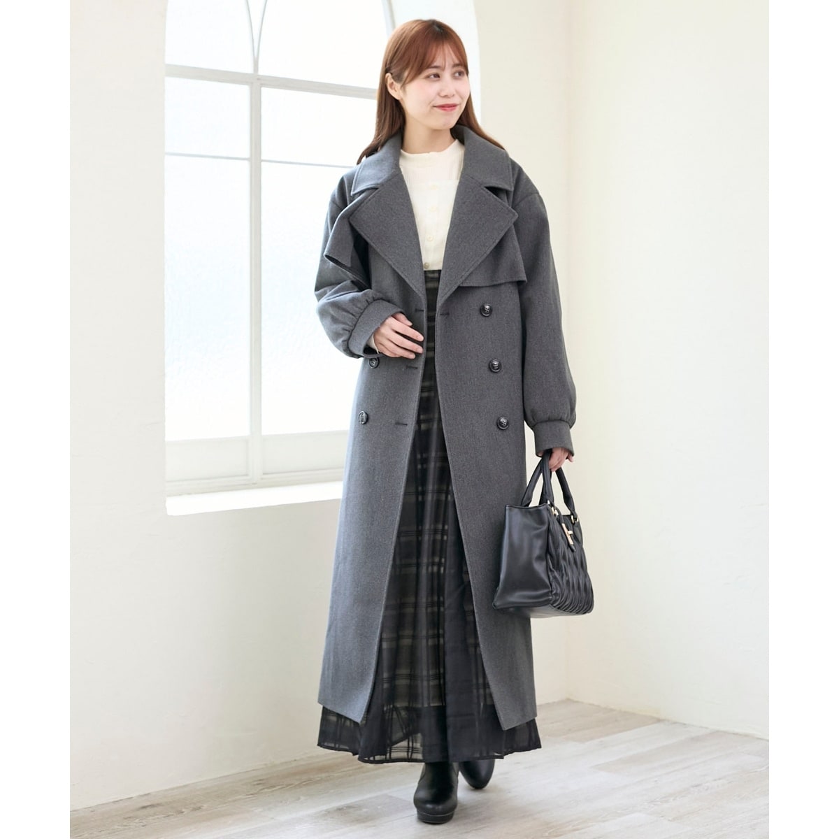 ダブルボタンコート/MO33C03 | ミッシュマッシュ(MISCH MASCH