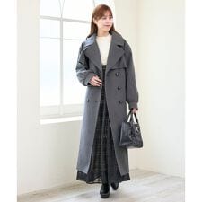 レディロングチェスターコート