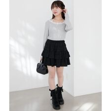 マジェスティックレゴン(MAJESTIC LEGON)のカットレースフリルミニスカパン