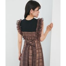 マジェスティックレゴン(MAJESTIC LEGON)のノースリフリルドッキングワンピ