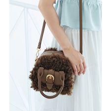 プードルボアミニショルダーバッグ