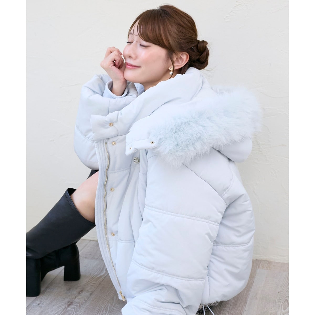 中綿フードブルゾン | スローブ イエナ(SLOBE IENA) | マルイウェブ