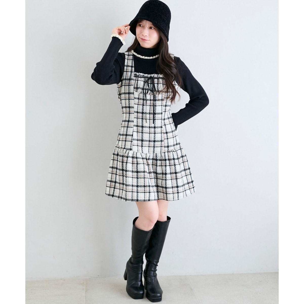 ツィードペンシルラインドレス | ジル スチュアート(JILL STUART