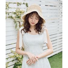 ライン編みペーパーハット