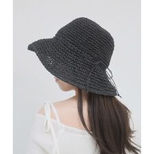 シンプル細編みペーパーハット