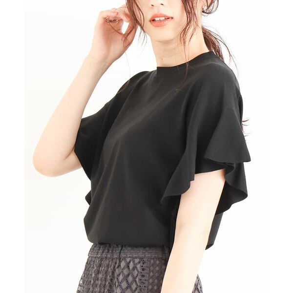 フレアスリーブサマーニット