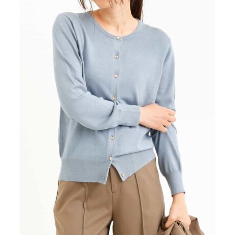 洗濯機で洗える クルーネックカーディガン アー ヴェ ヴェ A V V K2cjm ファッション通販 マルイウェブチャネル