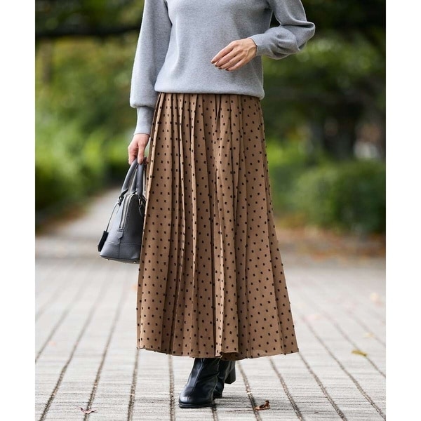 ドットプリーツスカート | アー・ヴェ・ヴェ(a.v.v) | マルイウェブ