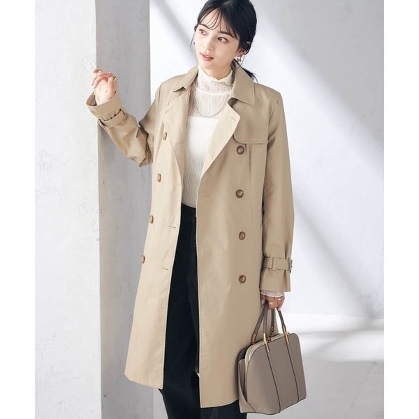 中村アンさん着用】ハイツイストコットンツイル トレンチコート