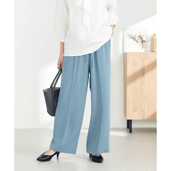 美品　Cosby レディース　LL 上下セット　水色系　ネイビー　パンツ 美品 Cosby レディース LL 上下セット 水色系 ネイビー パンツ