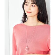 ダブルリングワントップネックレス