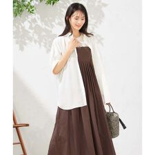 【接触冷感/洗える/イージーケア/毛玉になりにくい】シアータックシャツ