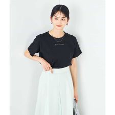 【コットン100%】コンパクト刺繍ロゴTシャツ