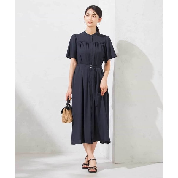 洗える】セットアップ見えサテンワンピース | アー・ヴェ・ヴェ(a.v.v