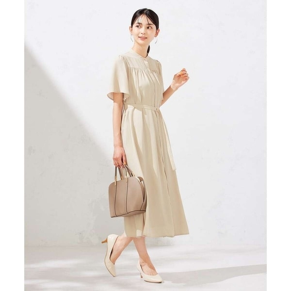 洗える】ベルト付切り替えワンピース | アー・ヴェ・ヴェ(a.v.v