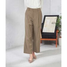 アー・ヴェ・ヴェ(a.v.v)の【洗える/イージーケア/吸水速乾/ストレッチ】梳毛調ワイドパンツ