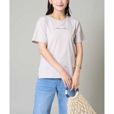 刺繍ロゴTシャツ
