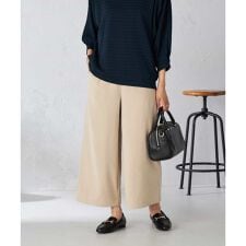 アー・ヴェ・ヴェ(a.v.v)の【マシンウォッシャブル】スエードライクワイドパンツ