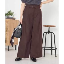 ベルテッドワイドパンツ