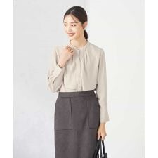 【洗える/セットアップ可】ケープ風ブラウス
