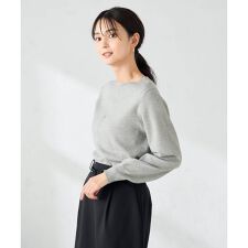 アー・ヴェ・ヴェ(a.v.v)の【洗える】ボートネック美ラクるパフスリーブニット