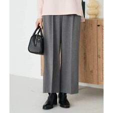 アー・ヴェ・ヴェ(a.v.v)の【イージーケア/洗える/ストレッチ】裏起毛美ラクるスッキリ見えワイドパンツ