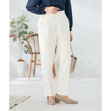 アー・ヴェ・ヴェ(a.v.v)の【イージーケア/洗える/ストレッチ】裏起毛美ラクるスッキリ見えテーパードパンツ