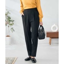 アー・ヴェ・ヴェ(a.v.v)の【イージーケア/洗える/ストレッチ】裏起毛美ラクるスッキリ見えテーパードパンツ