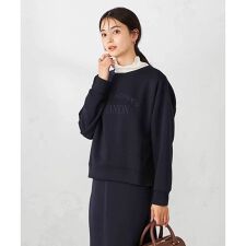 刺繍ロゴショートダンボールスウェット