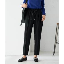 【イージーケア/洗える/ストレッチ】裏起毛美ラクるイージーテーパードパンツ