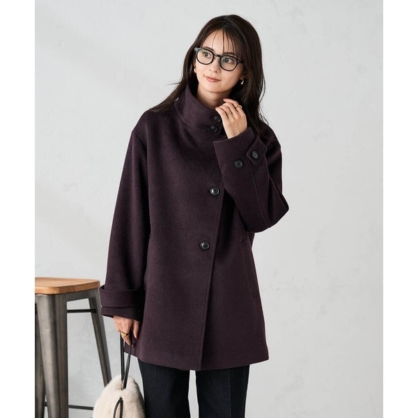 【Mavie..7】スタンドカラーショートトレンチ Mavie..7】スタンドカラーショートトレンチ | Remind me and