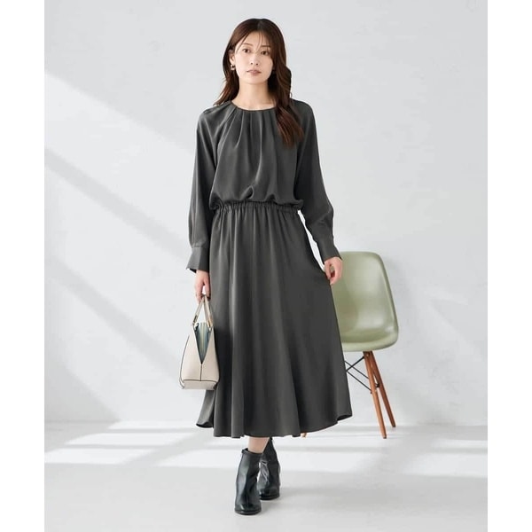 洗える/WEB限定】ボウタイタックワンピース | アー・ヴェ・ヴェ(a.v.v