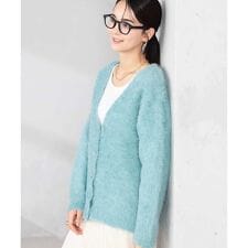 アー・ヴェ・ヴェ(a.v.v)の【WEB限定】Vネックシャギーニットカーディガン