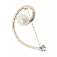 ニュアンスラインパールブローチ