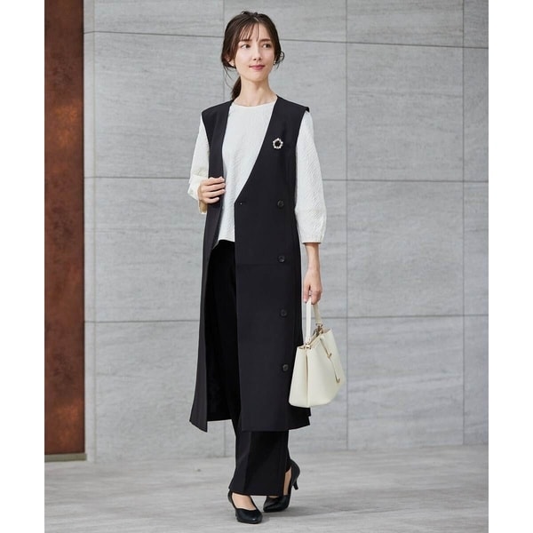 サテンタックフレアワンピース／ウォッシャブル | フレイ アイディー